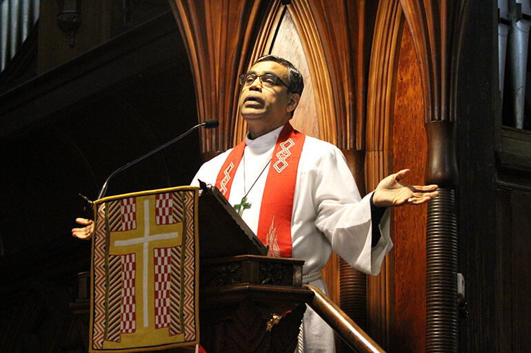 The Rev Prince Devanandan also chairs the NZ National Dialogue for Christian Unity. The Rev Prince Devanandan also chairs the NZ National Dialogue for Christian Unity.