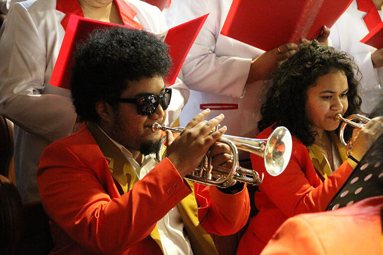 Trumpeters. Trumpeters.
