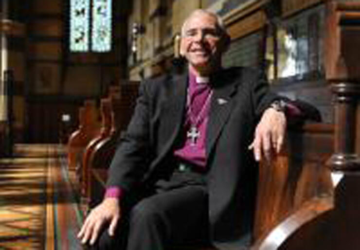 Bishop Mark Burton, Melbourne's new dean. Picture: Craig Abraham.