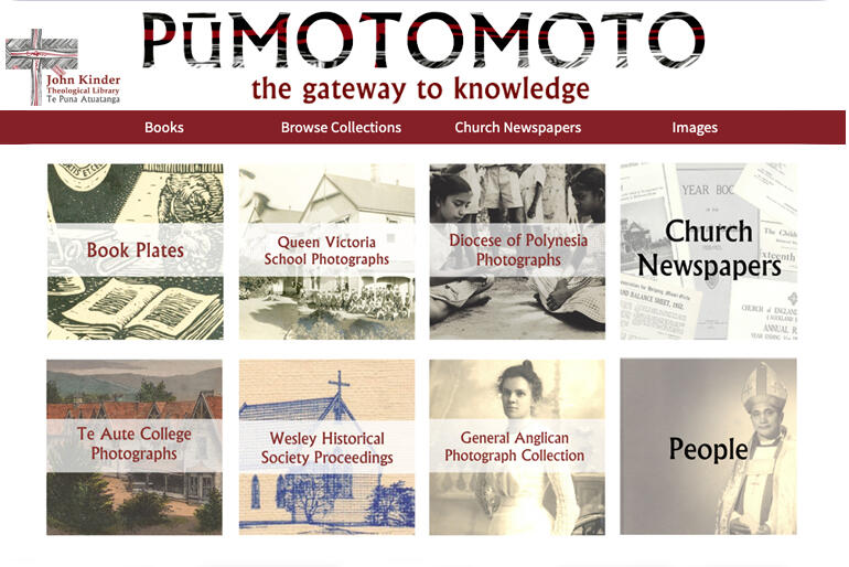 Pūmotomoto is the gateway site to Anglican Archives from across Aotearoa, New Zealand and Polynesia. https://kinderlibrary.recollect.co.nz/