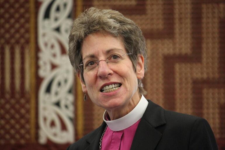 Bishop Katharine engages with her Kiwi audience. Bishop Katharine engages with her Kiwi audience.