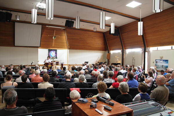 St Stephen's Shirley was heavily damaged in the Feb 22 quake - and the congregation now meets at St Paul's Lutheran in Burwood. St Stephen's Shirley was heavily damaged in the Feb 22 quake - and the congregation now meets at St Paul's Lutheran in Burwood.