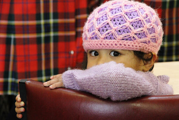 Princess Rangimarie Takurua. Her mum, Koka Te Aweroa, is a Hukarere teacher - and you can see Huk tartan in the background.