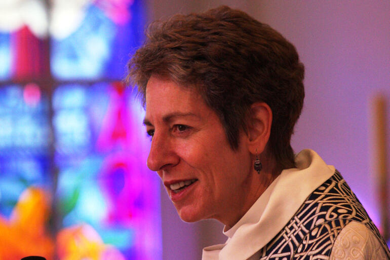 Bishop Katharine preached at Auckland's cathedral in the morning, and at Evensong at St Michael's in Christchurch. Bishop Katharine preached at Auckland's cathedral in the morning, and at Evensong at St Michael's in Christchurch.