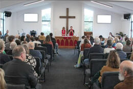 Featherston exalts in new church