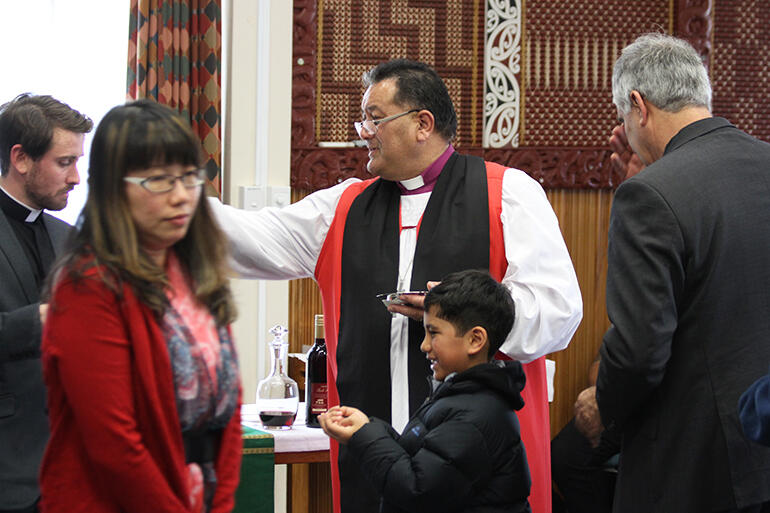 Bishop Kito preached the sermon. Bishop Kito preached the sermon.