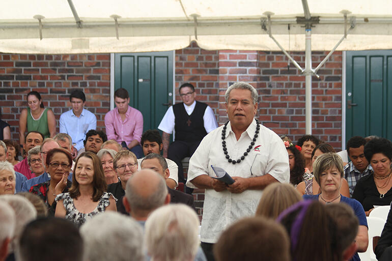 "I think God is doing something new here." The Rev Frank Smith, the Dean of Tikanga Pasefika students at SJC.