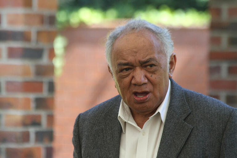 That's Rev Tarawau Kapa, whose grandson, Cedric Kapa, was accepted into SJC this year. This family hails from Kaikohe. That's Rev Tarawau Kapa, whose grandson, Cedric Kapa, was accepted into SJC this year. This family hails from Kaikohe.