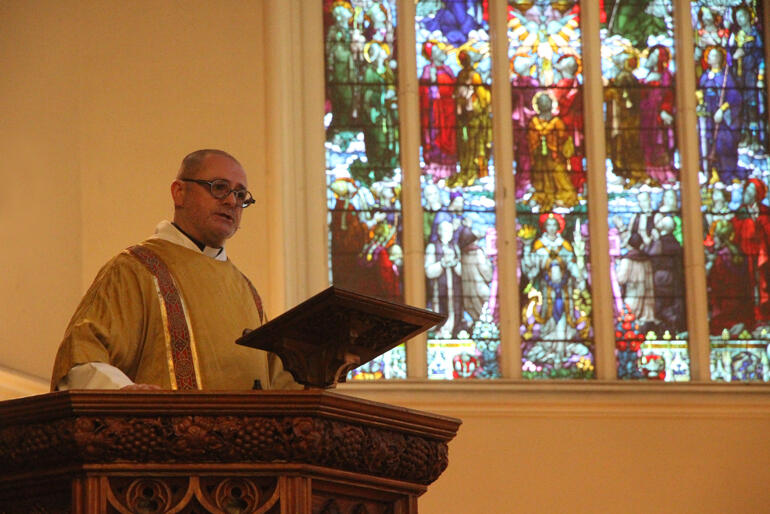 Dean of Waikato Very Rev Julian Perkins preaches on Mary, Theotokos – God-bearer.