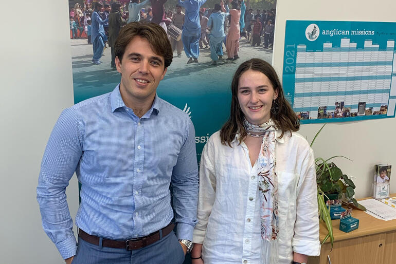 Interns Campbell Kerr and Olivia Hartfield are bringing new energy and communications skills to Anglican Missions. Interns Campbell Kerr and Olivia Hartfield are bringing new energy and communications skills to Anglican Missions.
