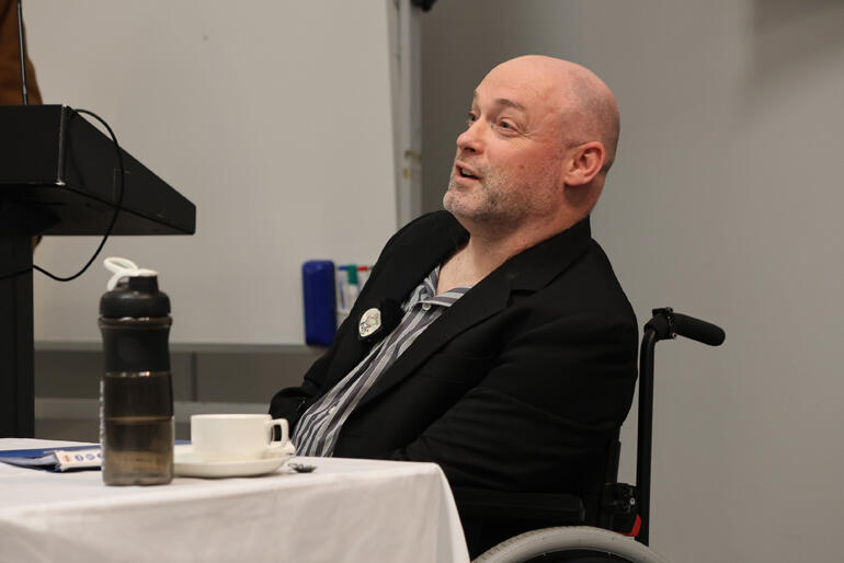 Gray Ruffell challenges the forum to move to beyond labels and categories into an approach of grace.