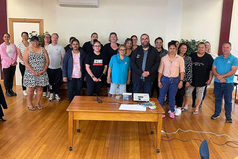 Pīhopatanga o te Tairāwhiti social services arm 'Te Aka Ora' pictured here at a January workshop mobilised care for flood-affected whānau.