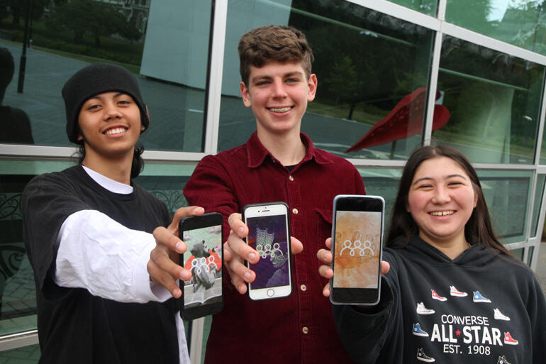 Juan, Finlay and Serenity check out the Tuia Daily Prayer smartphone app which is now out as free download for iPhone and Android. Juan, Finlay and Serenity check out the Tuia Daily Prayer smartphone app which is now out as free download for iPhone and Android.