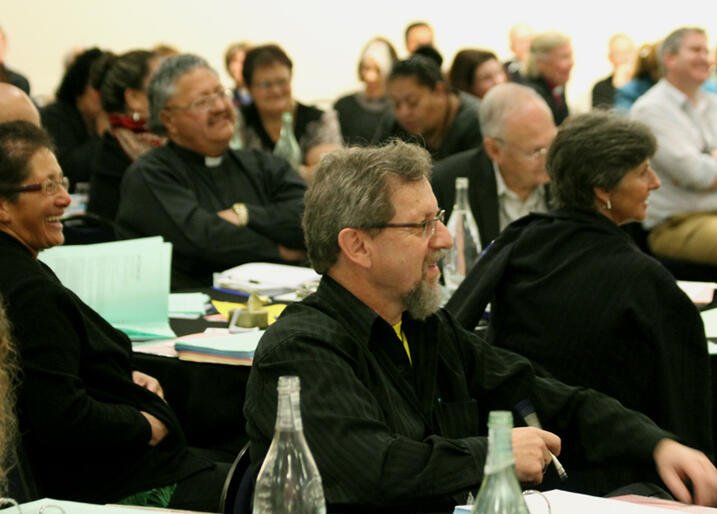 Synod engages in the Ma Whea? presentation. Synod engages in the Ma Whea? presentation.