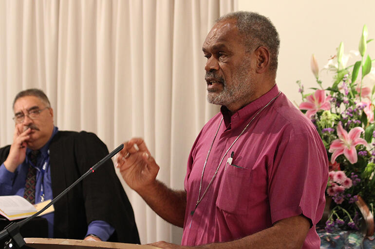 Bishop Api Qiliho: Survival of Pacific Island people is at stake.
