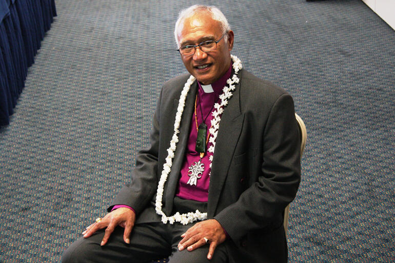 The Rt Rev Dr Winston Halapua, the new diocesan Bishop of Polynesia, and therefore Archbishop of this church. The Rt Rev Dr Winston Halapua, the new diocesan Bishop of Polynesia, and therefore Archbishop of this church.