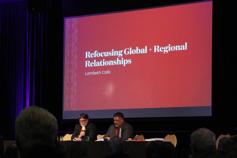 Archbishop Philip commends the Lambeth Calls to General Synod Te Hīnota Whānui as part of the Archbishops' charge. Archbishop Philip commends the Lambeth Calls to General Synod Te Hīnota Whānui as part of the Archbishops' charge.
