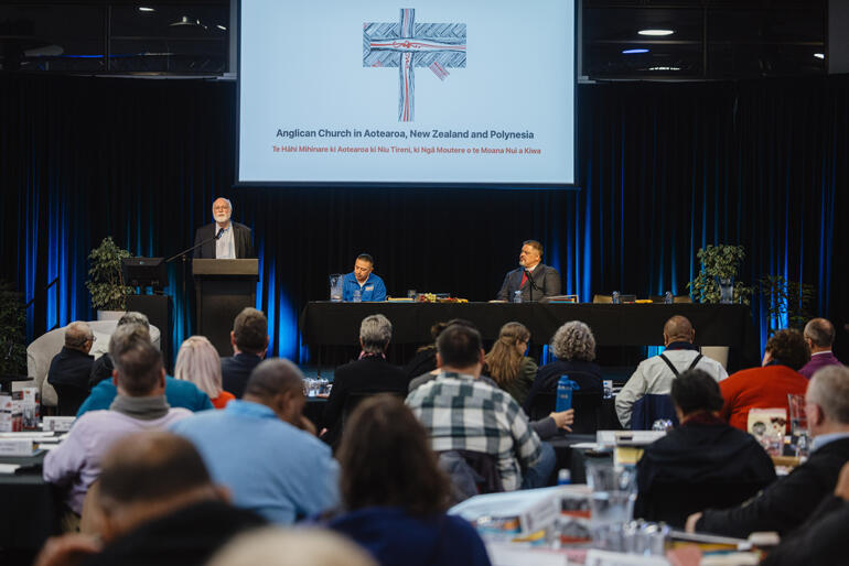 Te Hīnota Whānui looks on in stunned silence as Fr Gregory Boyle shares his testimony. Te Hīnota Whānui looks on in stunned silence as Fr Gregory Boyle shares his testimony.