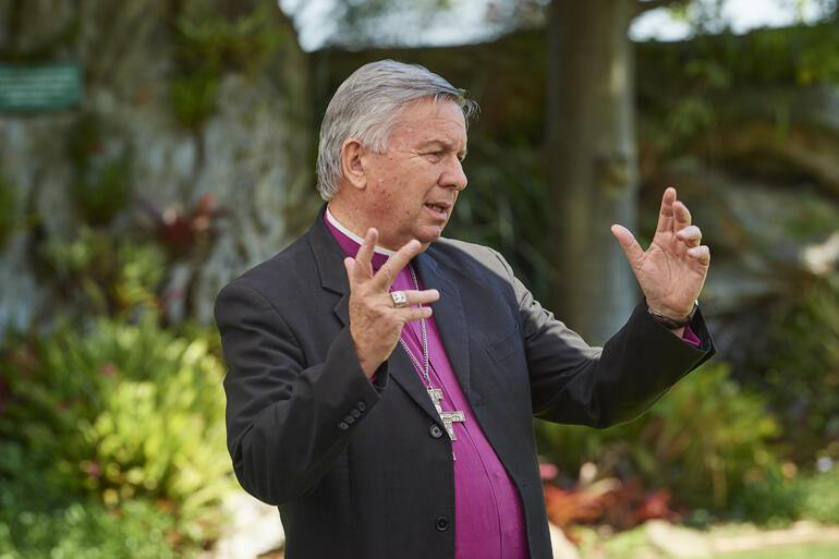 Archbishop Emeritus David Moxon backgrounds the Church's progress leading up to the next stage of joint work with mana whenua. Archbishop Emeritus David Moxon backgrounds the Church's progress leading up to the next stage of joint work with mana whenua.