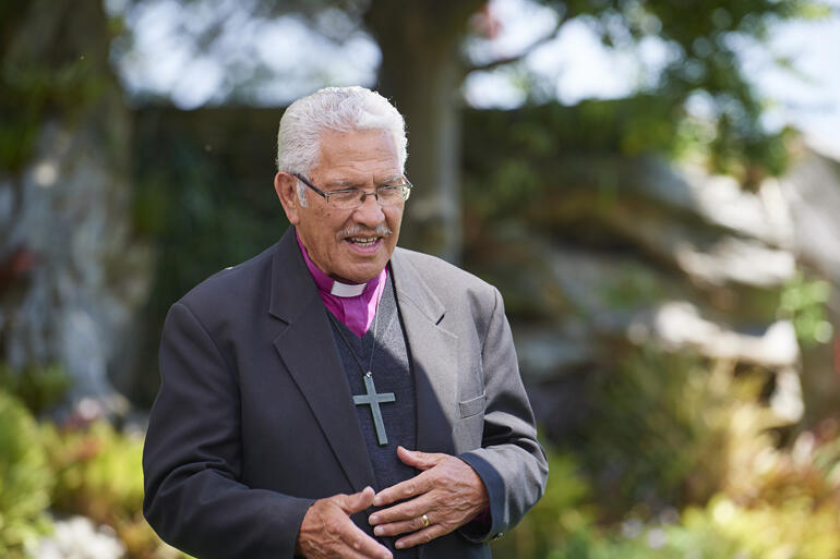 Bishop Ngarahu Katene speaks for General Synod Standing Committee.