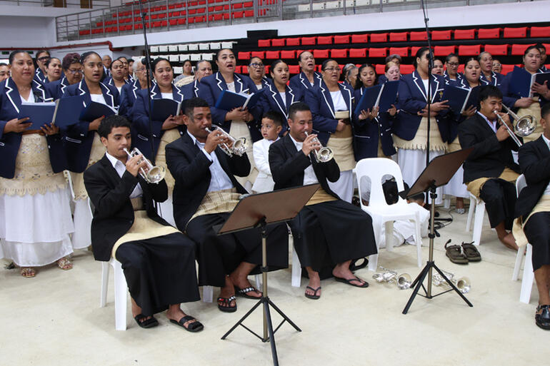 The Diocese of Polynesia choir and brass band support the liturgy on Sunday 16 August 2026.