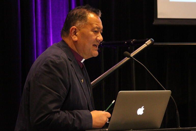 Bishop Te Kitohi Pikaahu moves Motion#5 that looks at stipendiary rates and housing for people retiring from ministry in this Church. Bishop Te Kitohi Pikaahu moves Motion#5 that looks at stipendiary rates and housing for people retiring from ministry in this Church.