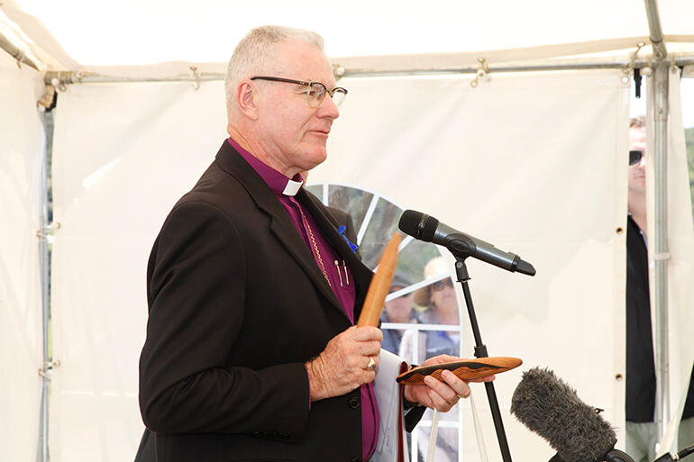 Archbishop Philip Freier of Australia - who presented Aboriginal talking sticks to our three archbishops. Archbishop Philip Freier of Australia - who presented Aboriginal talking sticks to our three archbishops.