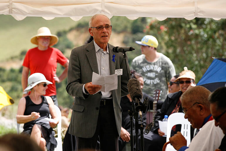 The Chairman of the Marsden Cross Trust Board, Mr John King.