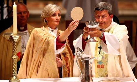 Perth leads the way: Assistant Bishop Kay Goldsworthy and Archbishop Roger Herft. Photo: Paul Kane/Getty Images Perth leads the way: Assistant Bishop Kay Goldsworthy and Archbishop Roger Herft. Photo: Paul Kane/Getty Images