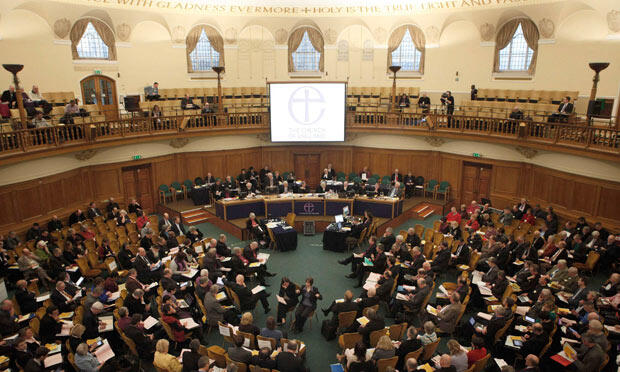 The Church of England General Synod in session at Church House, London. Photo: Finbarr O'Reilly/Reuters The Church of England General Synod in session at Church House, London. Photo: Finbarr O'Reilly/Reuters