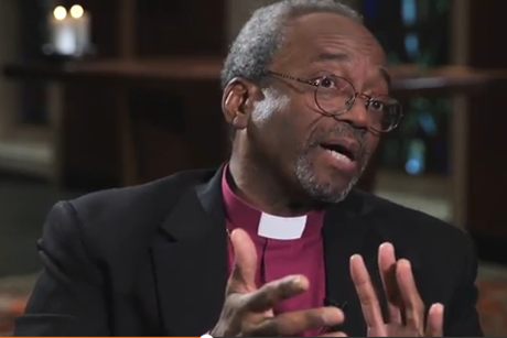 The Most Rev Michael Curry, the Presiding Bishop of The Episcopal Church in America. The Most Rev Michael Curry, the Presiding Bishop of The Episcopal Church in America.