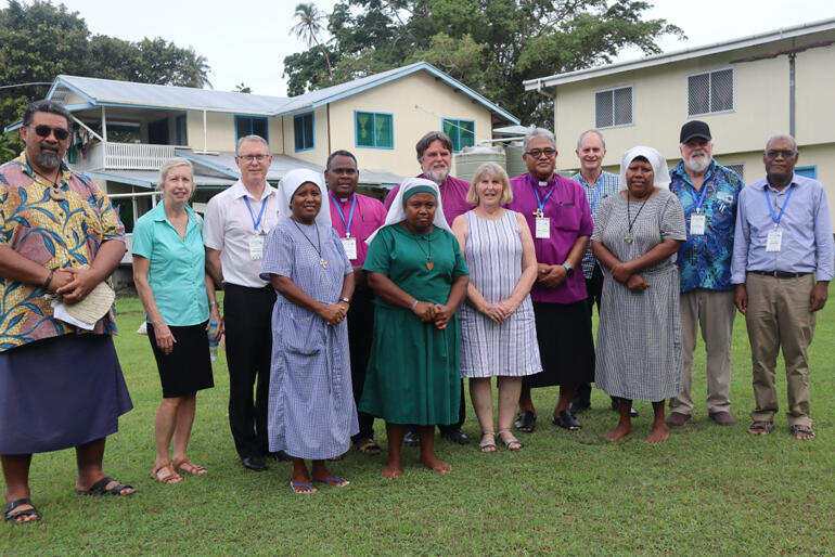 Fono members meet Sisters of the Church at the Christian Care Centre women's refuge. Fono members meet Sisters of the Church at the Christian Care Centre women's refuge.