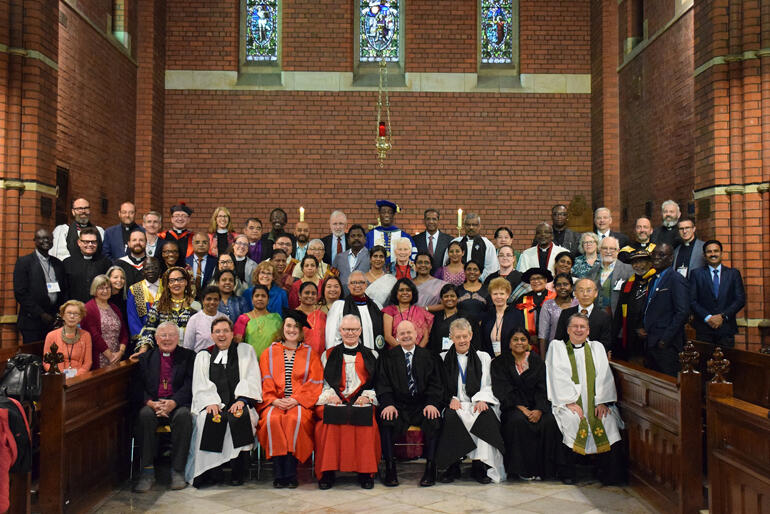 Chaplains, Board members and Heads of Anglican Colleges and Universities gather in Trinity College chapel, Melbourne, July 2023. Chaplains, Board members and Heads of Anglican Colleges and Universities gather in Trinity College chapel, Melbourne, July 2023.