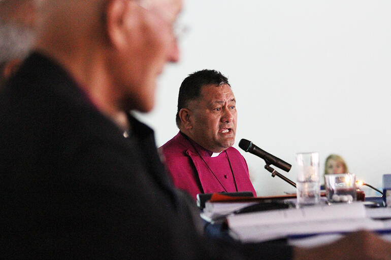 Bishop Kito Pikaahu introduces Te Tai Tokerau's 'state of the nation' report. Bishop Kito Pikaahu introduces Te Tai Tokerau's 'state of the nation' report.