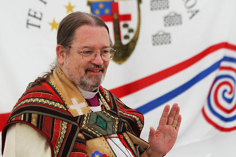 Bishop Mark McDonald, Canada's National Indigenous Bishop, preached Saturday morning's message.