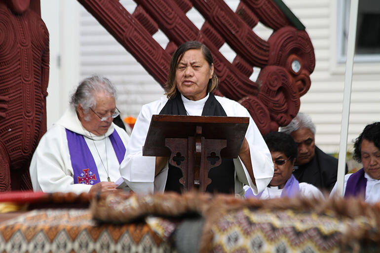 Archdeacon Mere Wallace from Te Wai Pounamu. Archdeacon Mere Wallace from Te Wai Pounamu.