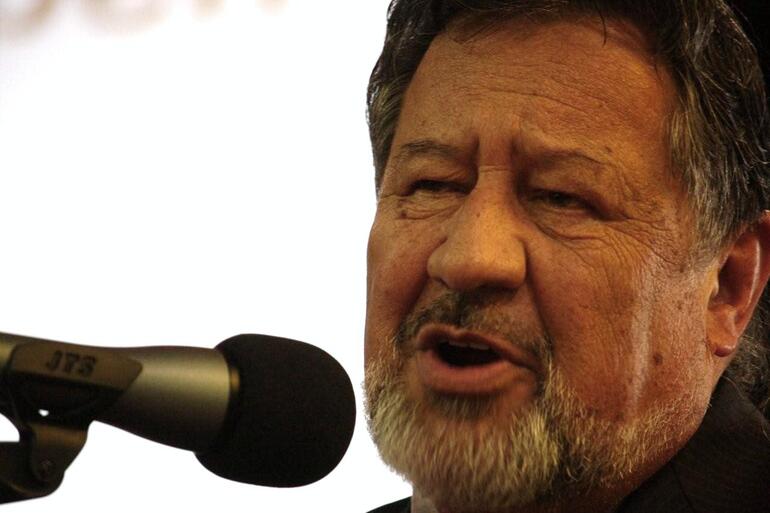 The Minister of Maori Affairs, Dr Pita Sharples, took part in the runanganui political forum. The Minister of Maori Affairs, Dr Pita Sharples, took part in the runanganui political forum.