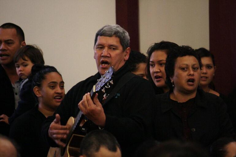 John Tapene, on guitar, is the Headmaster at Northland College in Kaikohe. John Tapene, on guitar, is the Headmaster at Northland College in Kaikohe.