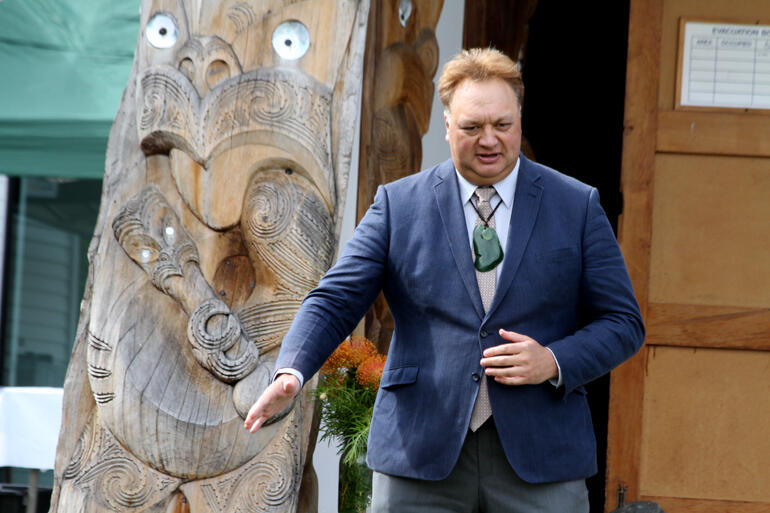 Rino Tirakatene, MP, who was the first speaker for the tangata whenua.