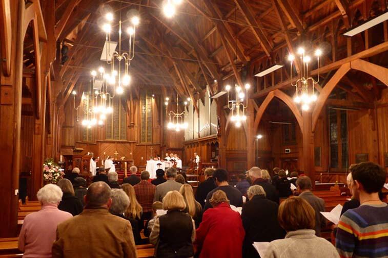 Eucharist at St Mary’s in Parnell last night to remember the Very Rev Lynda Patterson.  