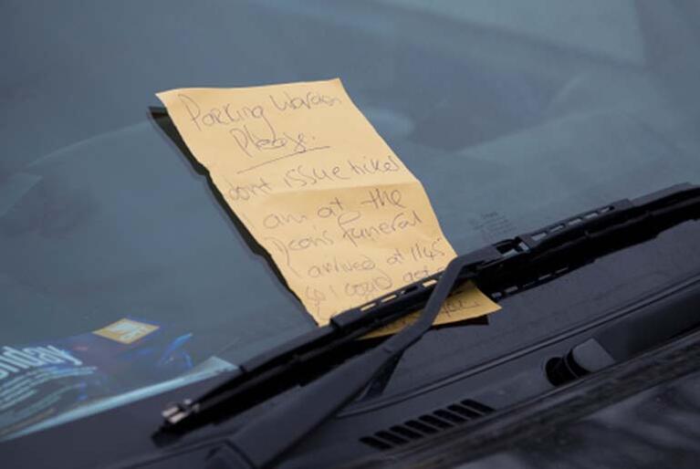 Parking restrictions took second place. Parking restrictions took second place.
