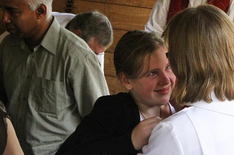 I'm so proud of you, Mum. Anya Kemp with The Rev Karen Kemp. I'm so proud of you, Mum. Anya Kemp with The Rev Karen Kemp.