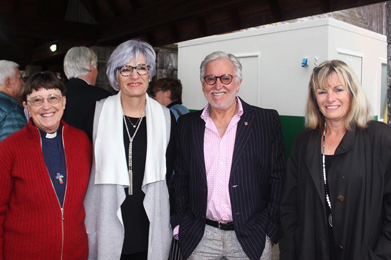 Taranaki's cathedral team L-R: Sue Pickering, Campaign Manager Jan Mason, Terry Parkes and Cathy Thurston.