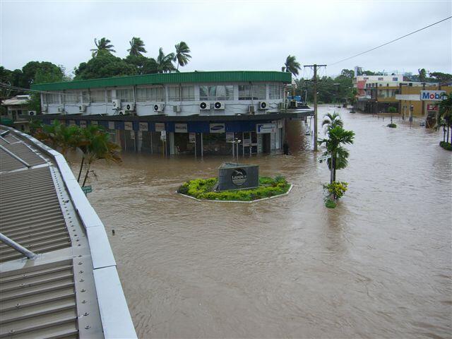 A traffic 'island' in Nadi A traffic 'island' in Nadi