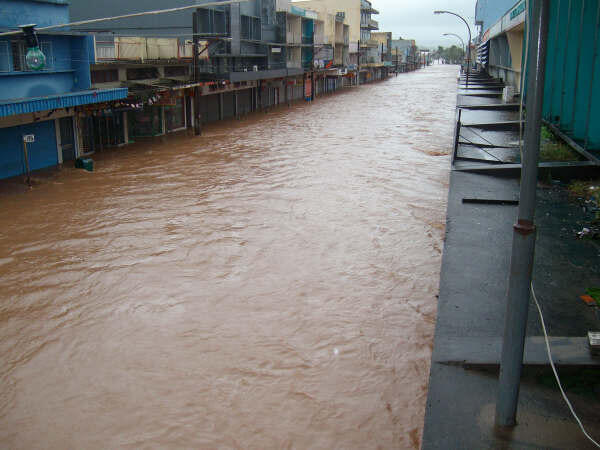 Flooding has devastated much of Ba in Viti Levu. Flooding has devastated much of Ba in Viti Levu.