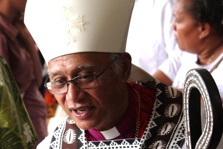 Archbishop Winston Halapua, the newly-installed sixth diocesan Bishop of Polynesia. Archbishop Winston Halapua, the newly-installed sixth diocesan Bishop of Polynesia.
