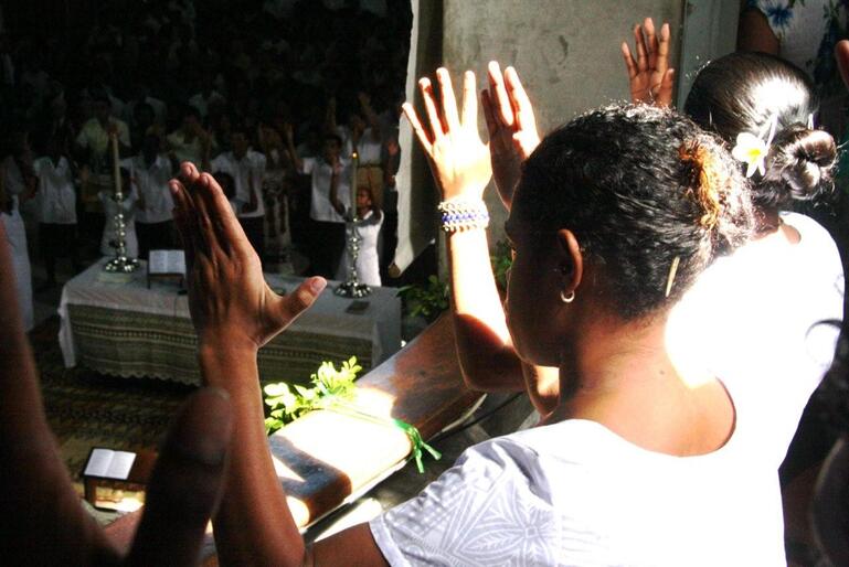 The young people of the diocese played a key role in the service. The young people of the diocese played a key role in the service.