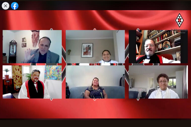Archbishop Mark MacDonald joins Pihopatanga leaders for online karakia on 3 May 2020.
