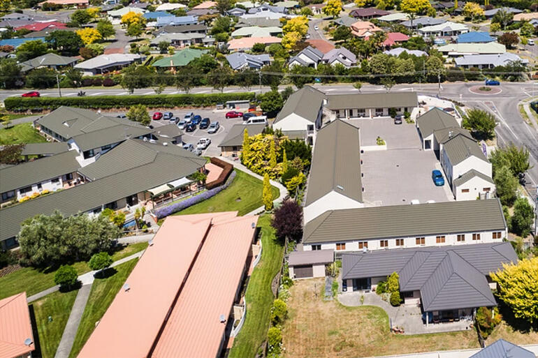 An aerial view shows Wine Country Motel (right), recently purchased by Te Aute Trust Board to house Hukarere boarders. An aerial view shows Wine Country Motel (right), recently purchased by Te Aute Trust Board to house Hukarere boarders.