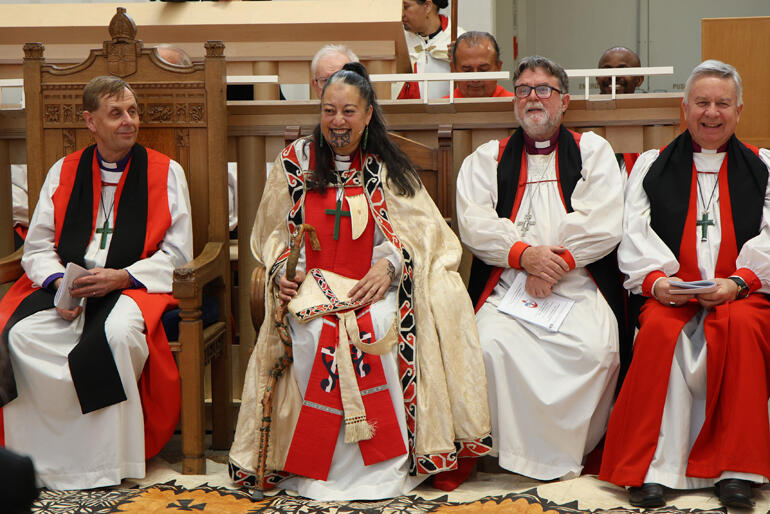 Bishop Susan joins the bench of bishops alongside Bishop of Christchurch Peter Carrell, Archbishop Philip Richardson and Archbishop David Moxon.
